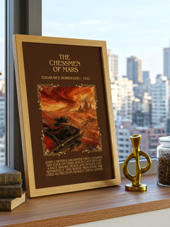 The Chessmen Of Mars Minimalist Book Poster by Edgar Rice Burroughs – image 3