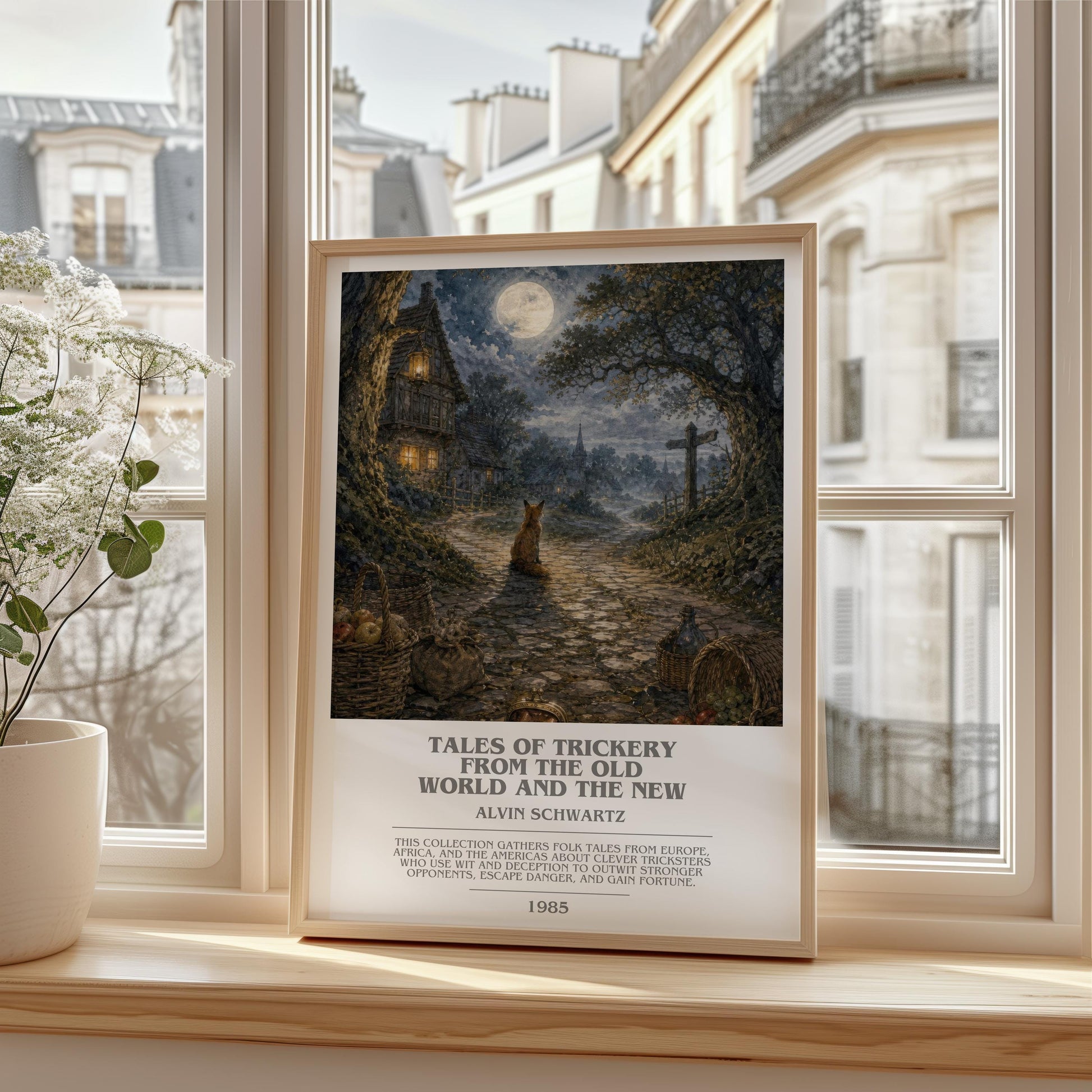 Tales Of Trickery From The Old World And The New Bookish Wall Art –
