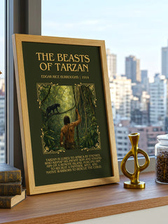 The Beasts Of Tarzan Minimalist Book Poster by Edgar Rice Burroughs – image 3