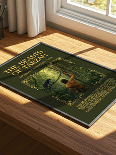 The Beasts Of Tarzan Minimalist Book Poster by Edgar Rice Burroughs – image 4