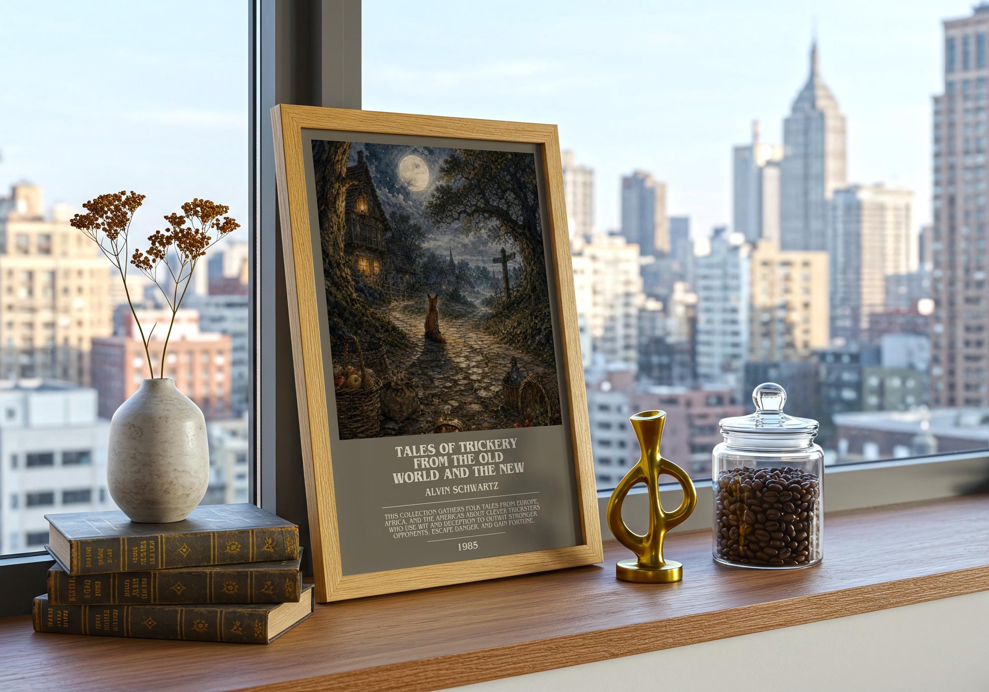 Tales Of Trickery From The Old World And The New Bookish Wall Art –