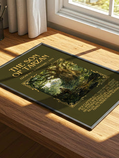 The Son Of Tarzan Minimalist Book Poster by Edgar Rice Burroughs – image 4