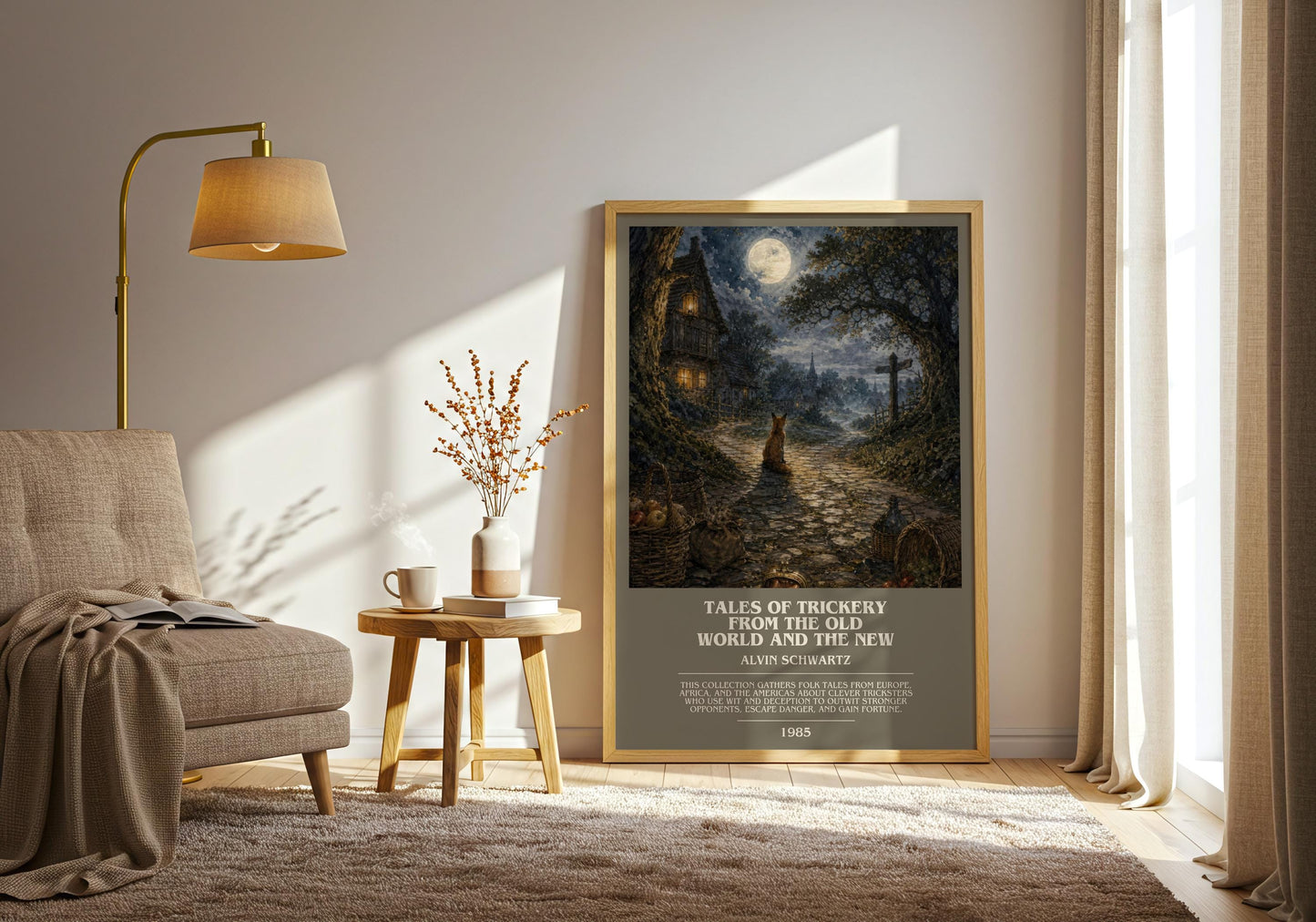 Tales Of Trickery From The Old World And The New Bookish Wall Art –