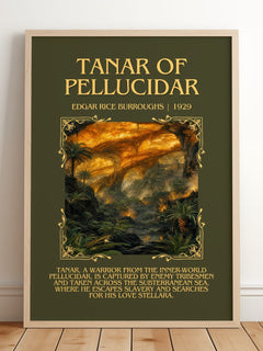 Tanar Of Pellucidar Minimalist Book Poster by Edgar Rice Burroughs – image 2