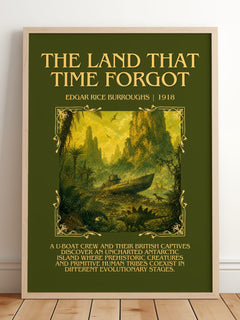 Land That Time Forgot Minimalist Book Poster by Edgar Rice Burroughs – image 2
