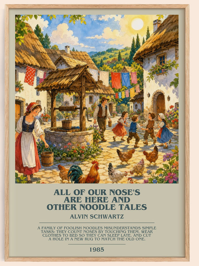 All Of Our Nose'S Are Here And Other Noodle Tales Bookish Wall Art –