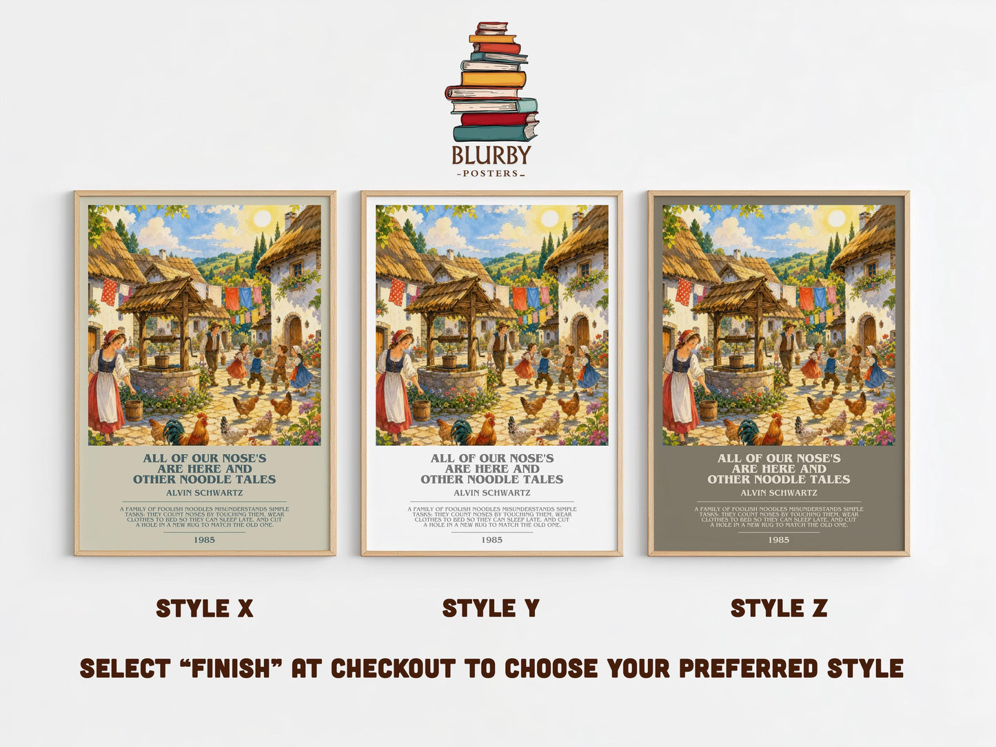 All Of Our Nose'S Are Here And Other Noodle Tales Bookish Wall Art –
