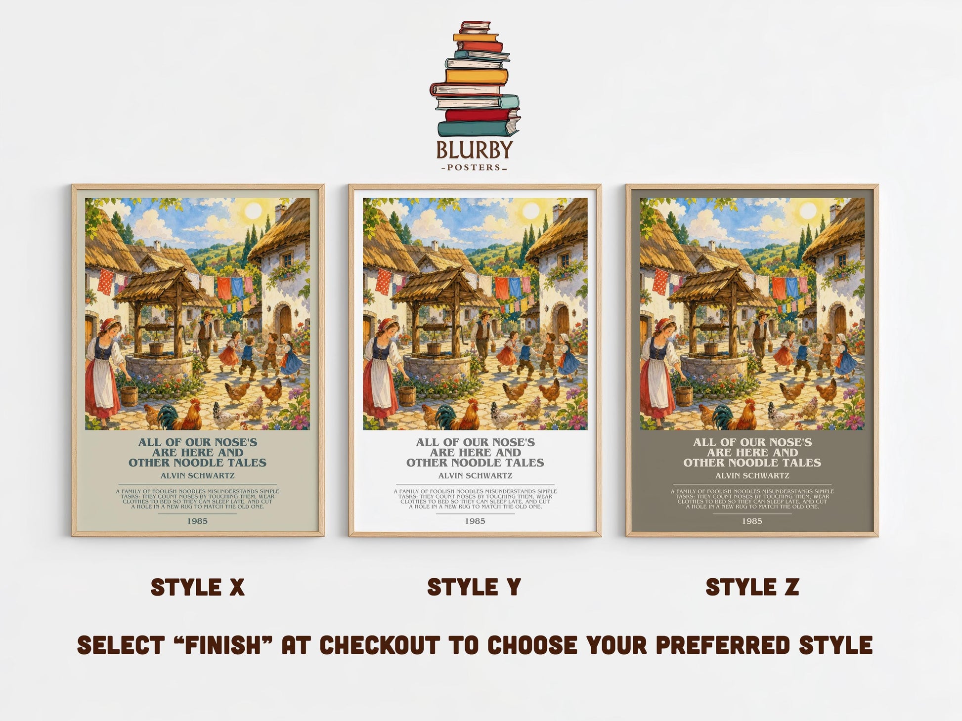 All Of Our Nose'S Are Here And Other Noodle Tales Bookish Wall Art –