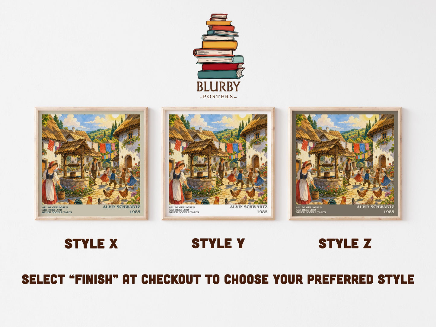 All Of Our Nose'S Are Here And Other Noodle Tales Literary Art Print