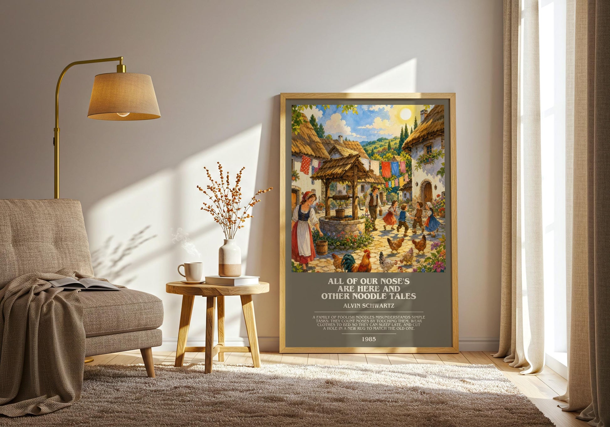 All Of Our Nose'S Are Here And Other Noodle Tales Bookish Wall Art –