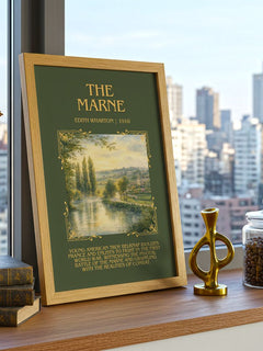The Marne Minimalist Book Poster by Edith Wharton – image 3