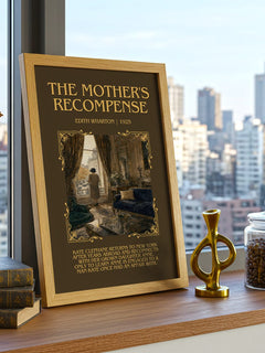 The Mother'S Recompense Minimalist Book Poster by Edith Wharton – image 3