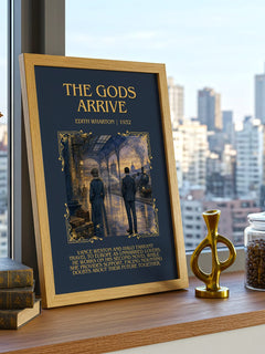 The Gods Arrive Minimalist Book Poster by Edith Wharton – image 3