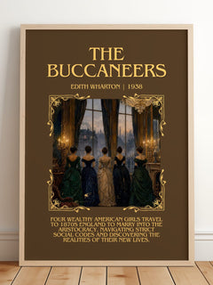 The Buccaneers Minimalist Book Poster by Edith Wharton – image 2