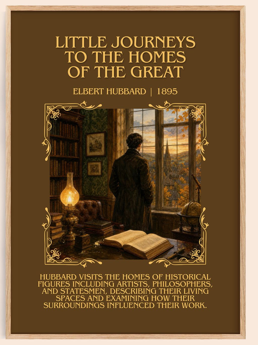 Little Journeys To The Homes Of The Great Minimalist Book Poster – book poster