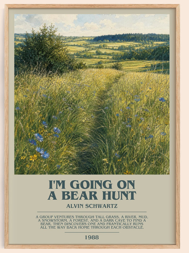I'M Going On A Bear Hunt Bookish Wall Art by Alvin Schwartz