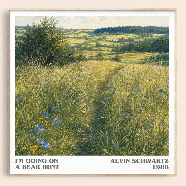 I'M Going On A Bear Hunt Literary Art Print by Alvin Schwartz