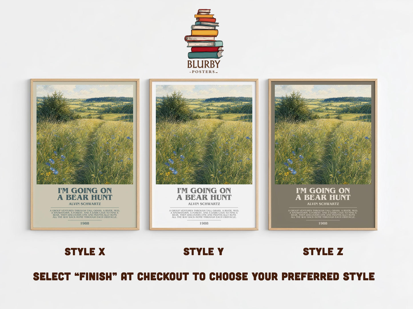 I'M Going On A Bear Hunt Bookish Wall Art by Alvin Schwartz