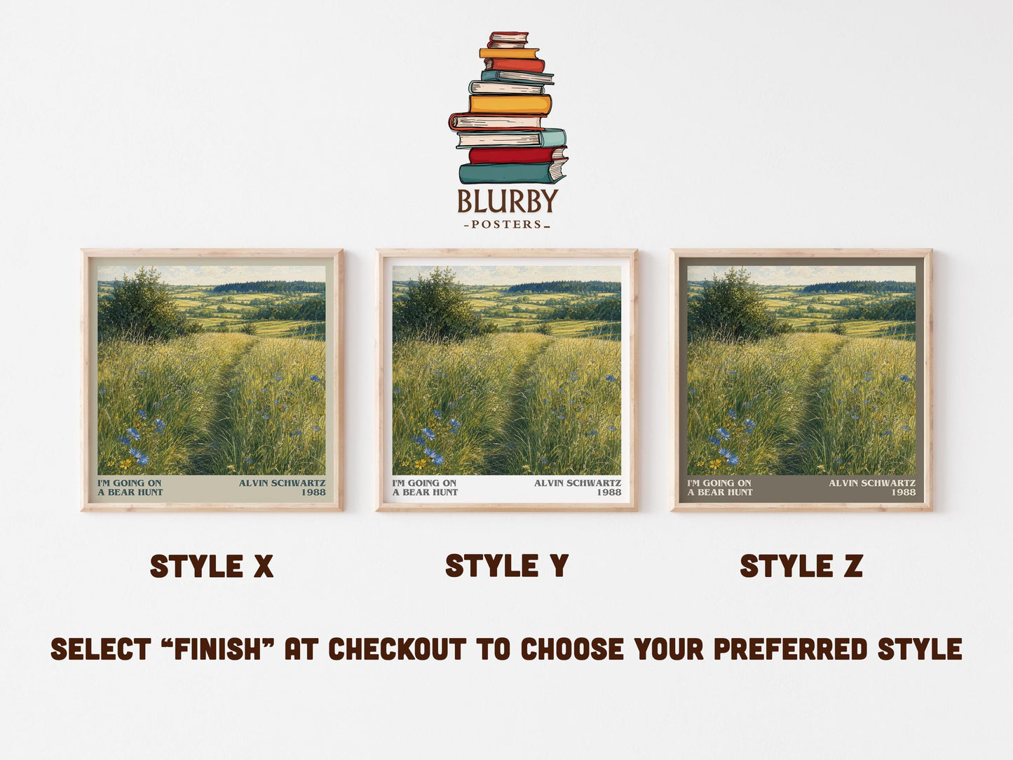 I'M Going On A Bear Hunt Literary Art Print by Alvin Schwartz