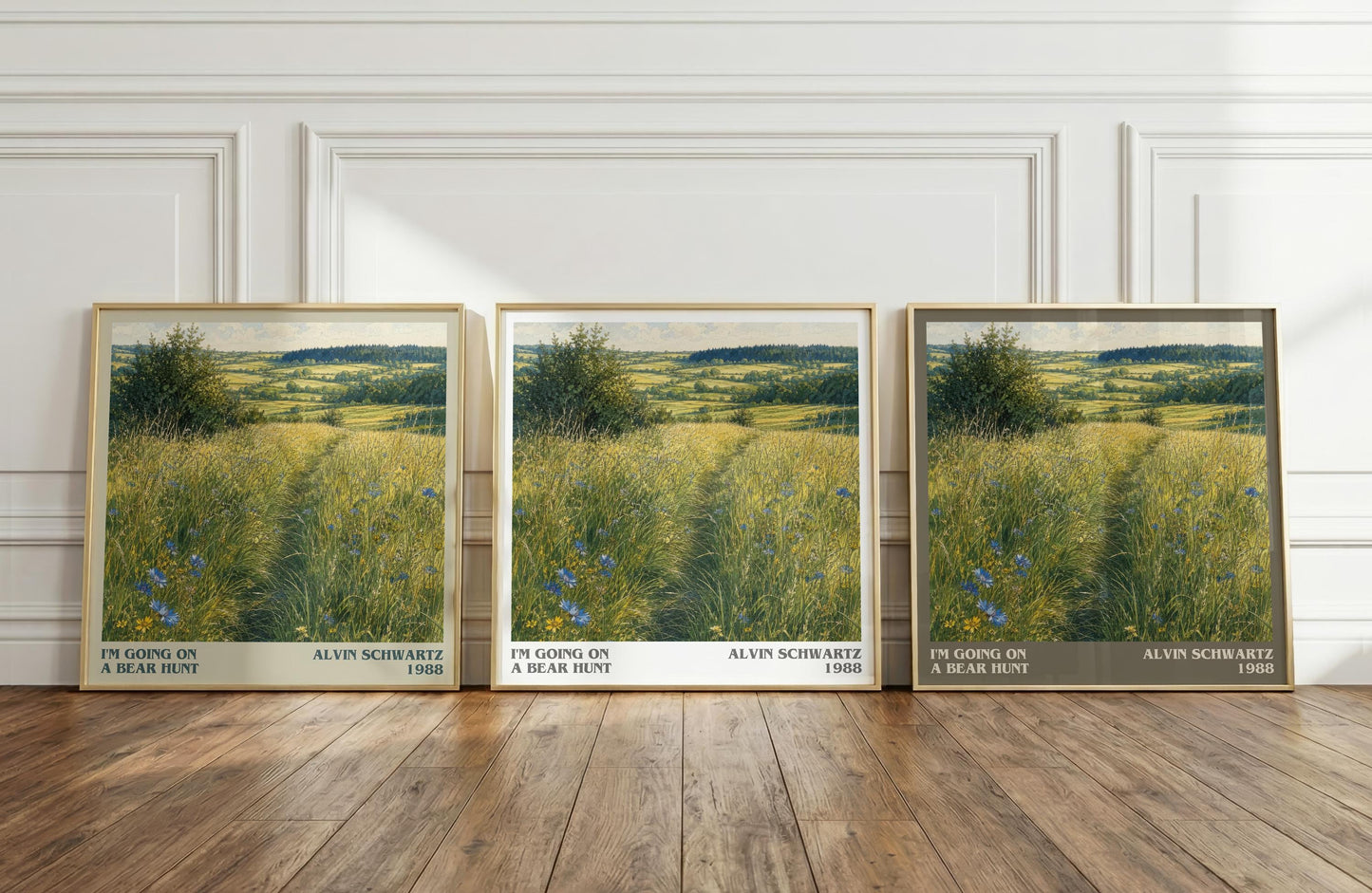 I'M Going On A Bear Hunt Literary Art Print by Alvin Schwartz