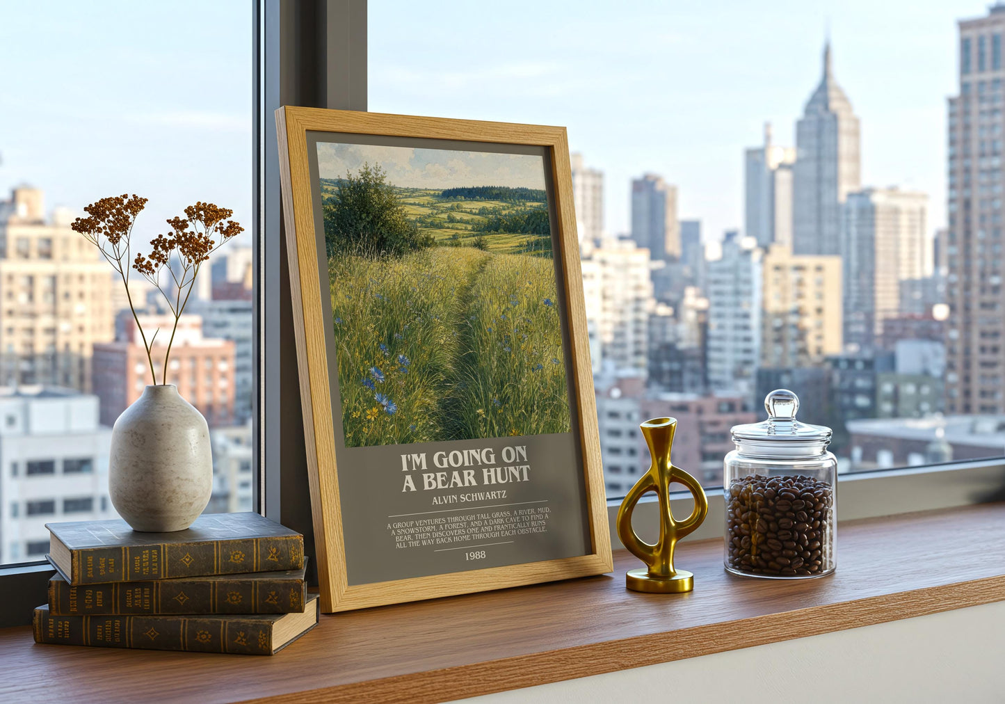 I'M Going On A Bear Hunt Bookish Wall Art by Alvin Schwartz