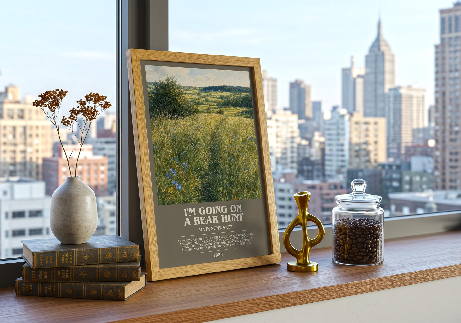 I'M Going On A Bear Hunt Bookish Wall Art by Alvin Schwartz