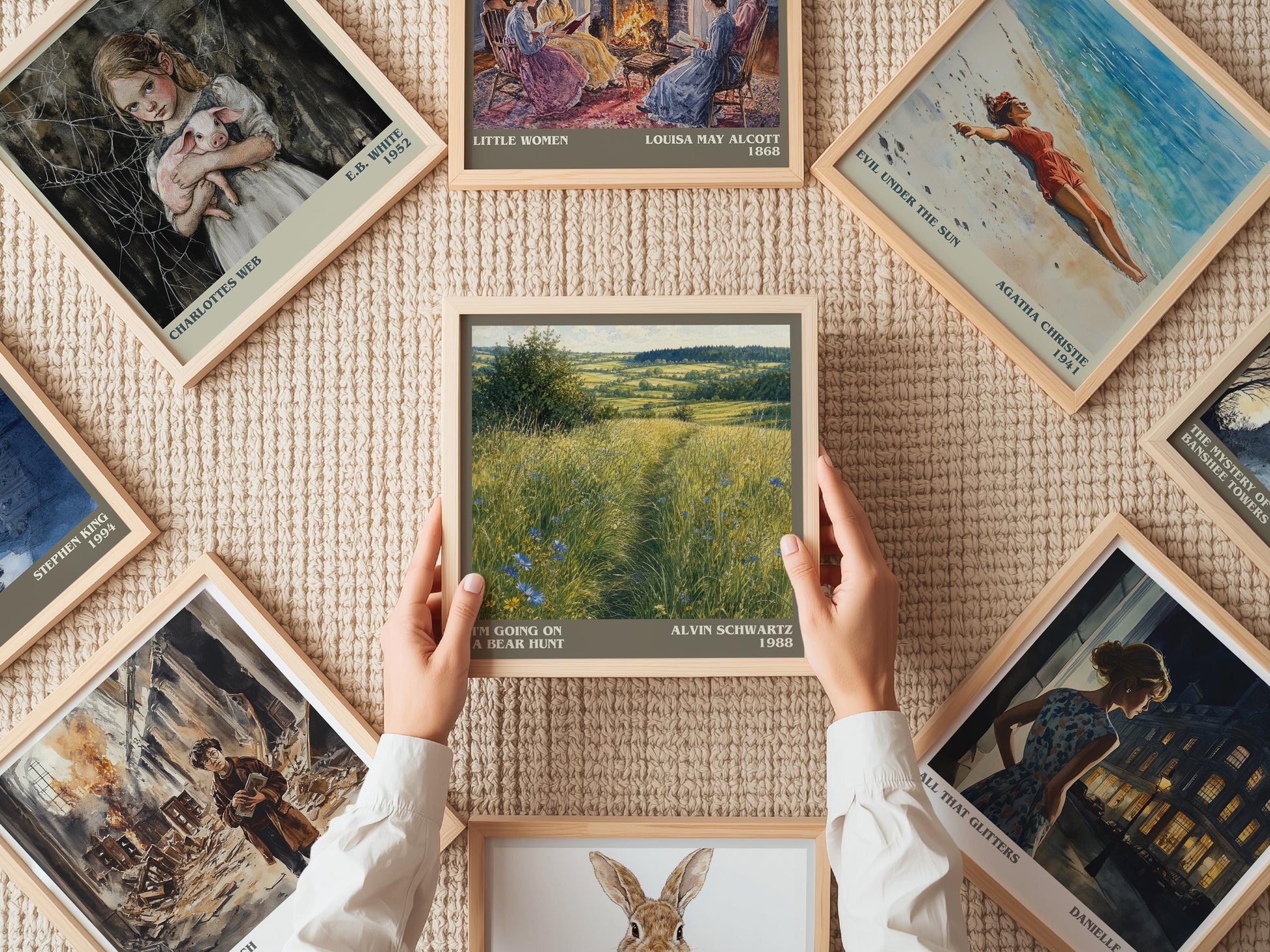 I'M Going On A Bear Hunt Literary Art Print by Alvin Schwartz
