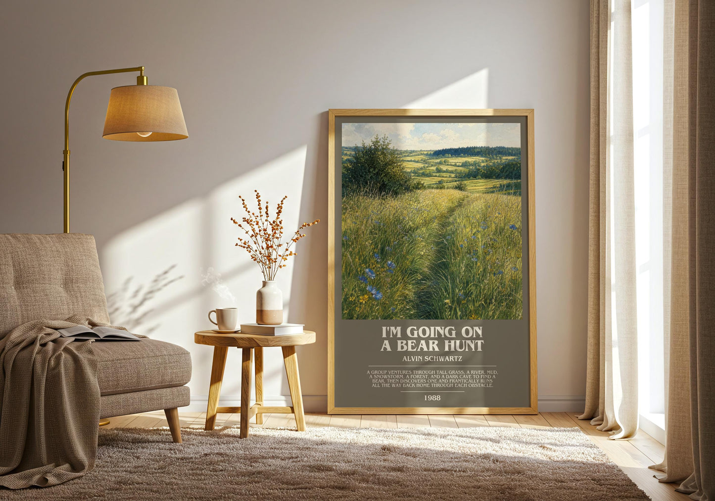 I'M Going On A Bear Hunt Bookish Wall Art by Alvin Schwartz