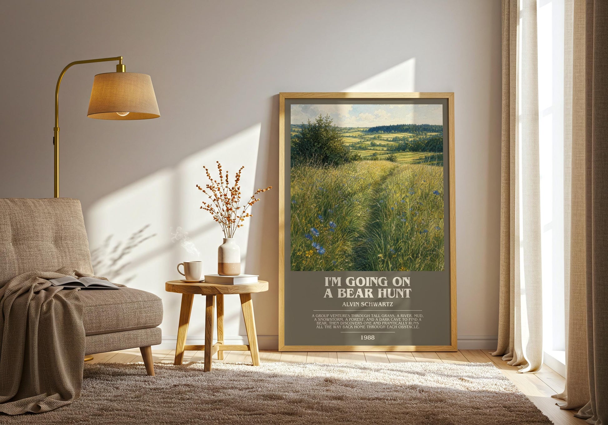 I'M Going On A Bear Hunt Bookish Wall Art by Alvin Schwartz