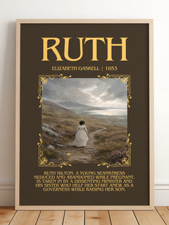 Ruth Minimalist Book Poster by Elizabeth Gaskell – image 2