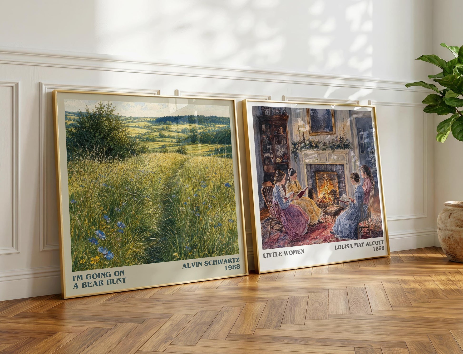I'M Going On A Bear Hunt Literary Art Print by Alvin Schwartz