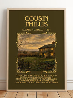 Cousin Phillis Minimalist Book Poster by Elizabeth Gaskell – image 2