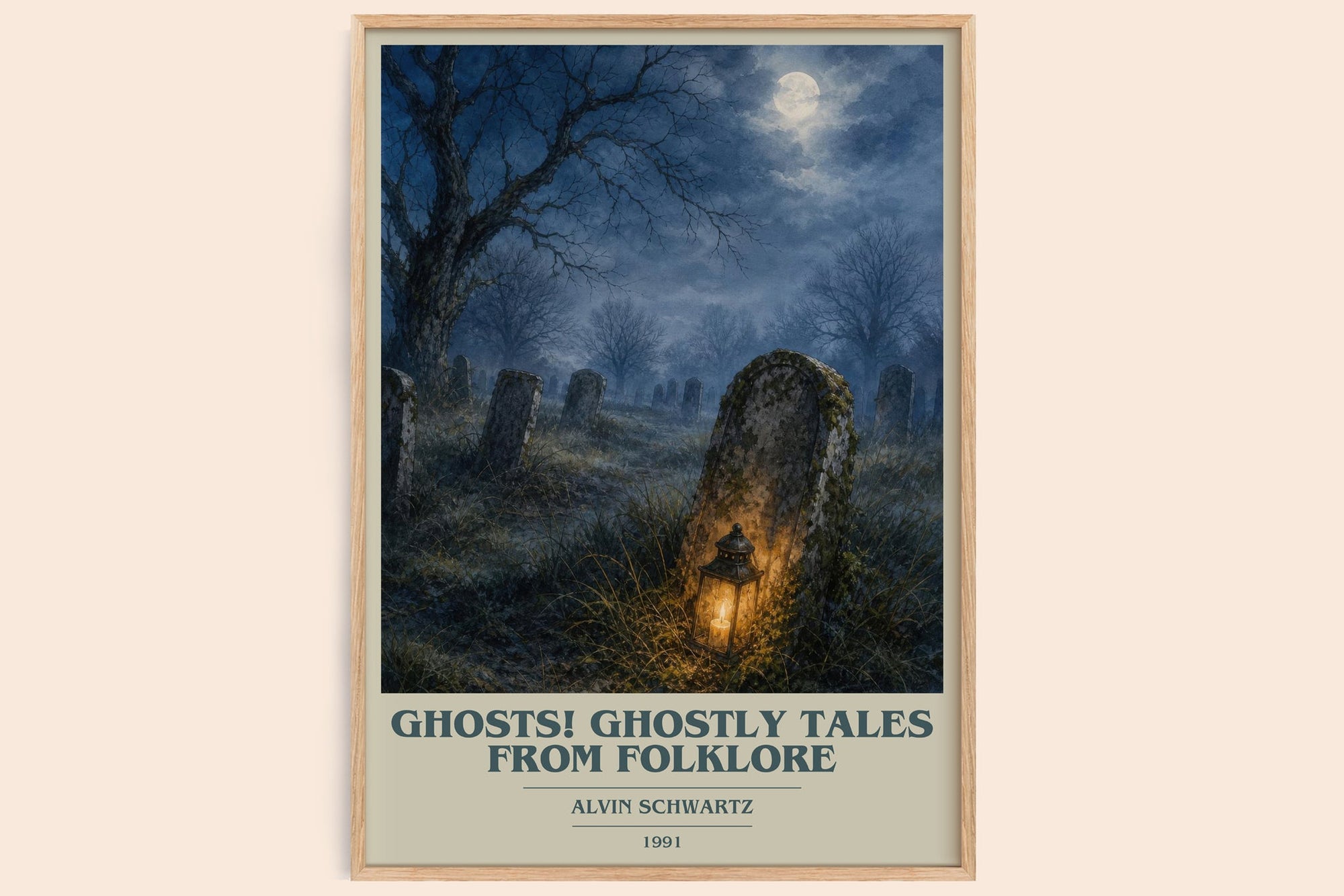 Ghosts! Ghostly Tales From Folklore Book Cover Poster by A. Schwartz