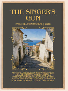 The Singer'S Gun Minimalist Book Poster by Emily St. John Mandel – image 1