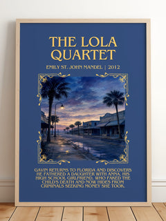 The Lola Quartet Minimalist Book Poster by Emily St. John Mandel – image 2