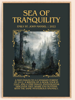 Sea Of Tranquility Minimalist Book Poster by Emily St. John Mandel – image 1