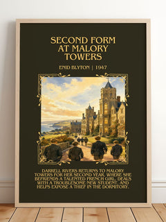 Second Form At Malory Towers Minimalist Book Poster by Enid Blyton – image 2