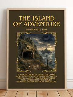 The Island Of Adventure Minimalist Book Poster by Enid Blyton – image 2
