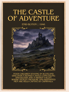 The Castle Of Adventure Minimalist Book Poster by Enid Blyton – image 1