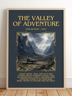 The Valley Of Adventure Minimalist Book Poster by Enid Blyton – image 2