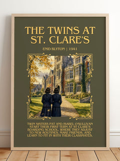 The Twins At St. Clare'S Minimalist Book Poster by Enid Blyton – image 2
