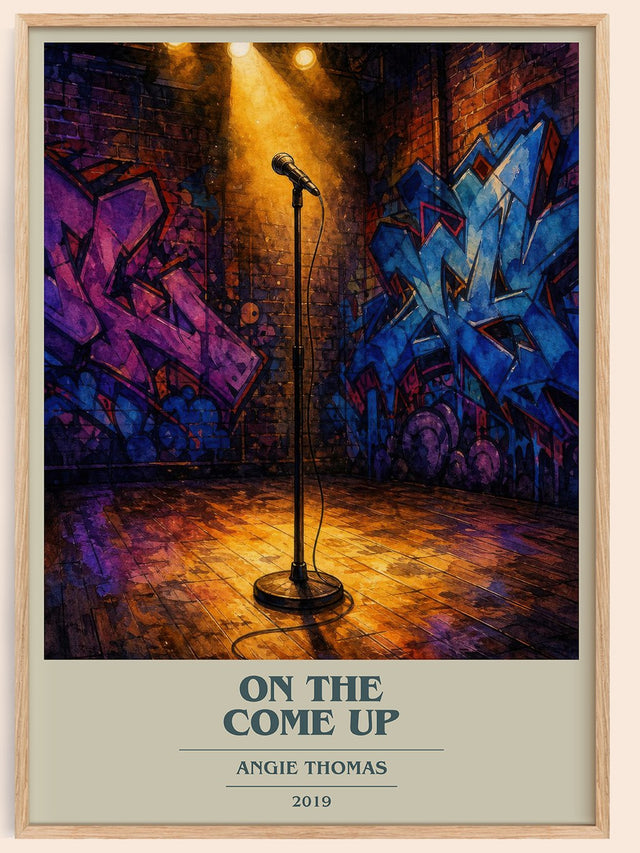 On The Come Up Book Cover Poster by Angie Thomas