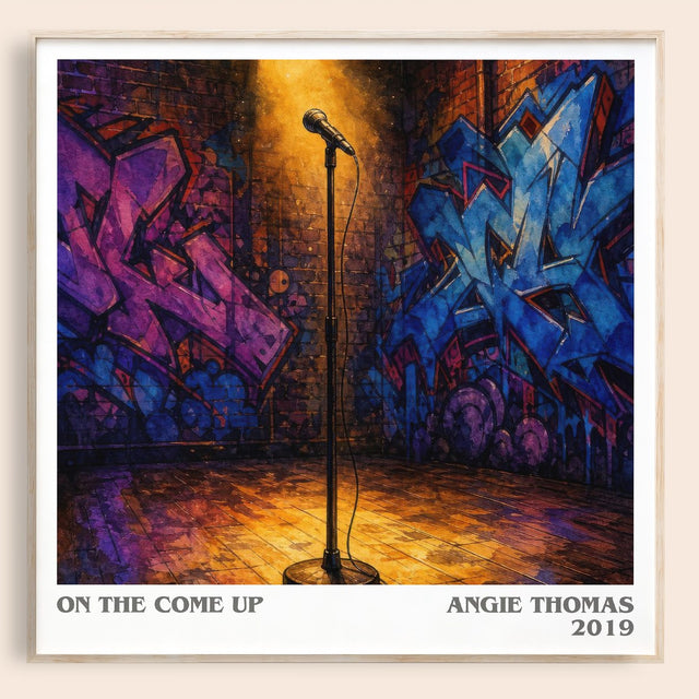 On The Come Up Literary Art Print by Angie Thomas