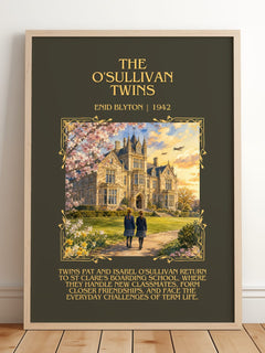 The O'Sullivan Twins Minimalist Book Poster by Enid Blyton – image 2