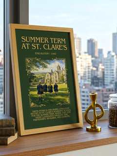 Summer Term At St. Clare'S Minimalist Book Poster by Enid Blyton – image 3