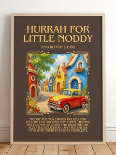 Hurrah For Little Noddy Minimalist Book Poster by Enid Blyton – image 2