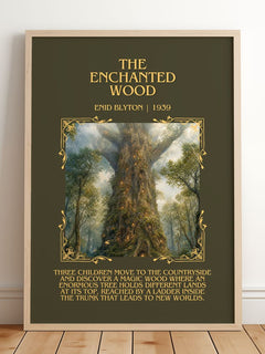 The Enchanted Wood Minimalist Book Poster by Enid Blyton – image 2