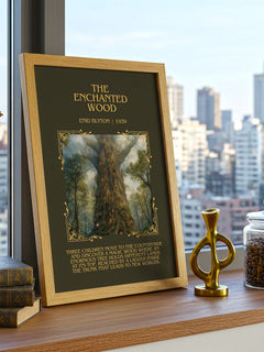 The Enchanted Wood Minimalist Book Poster by Enid Blyton – image 3