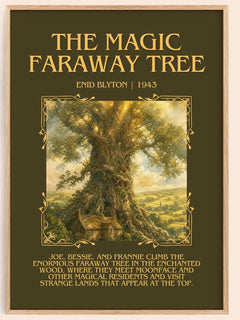 The Magic Faraway Tree Minimalist Book Poster by Enid Blyton – image 1