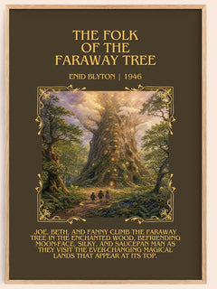 The Folk Of The Faraway Tree Minimalist Book Poster by Enid Blyton – image 1